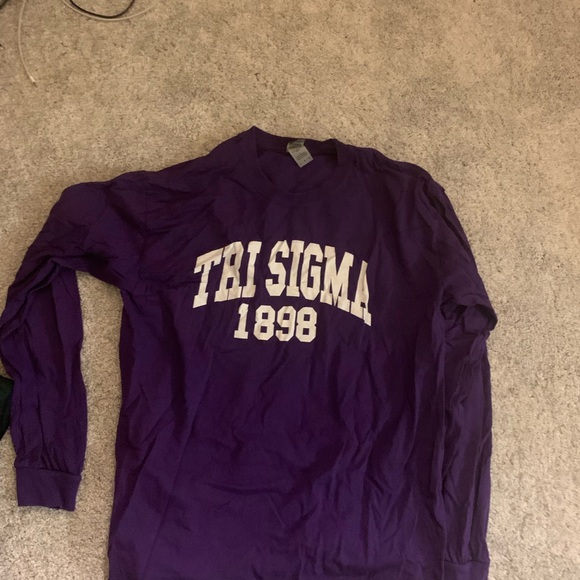 Tops - Purple Tri Sigma 1898 Long Sleeve Shirt